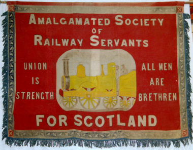 banner, Amalgamated Society of Railway Servants for Scotland [NMLH.1993.637] (image/jpeg)