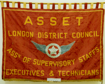 banner, Association of Supervisory Staffs, Executives and Technicians [NMLH.1993.728] (image/jpeg)