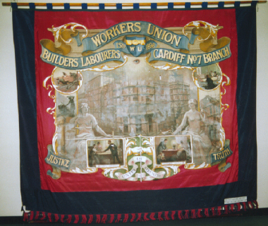 banner, Builders Labourers Workers Union [NMLH.1993.599] (image/jpeg)