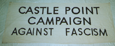 banner, Castlepoint Campaign Against Fascism [NMLH.1993.562] (image/jpeg)