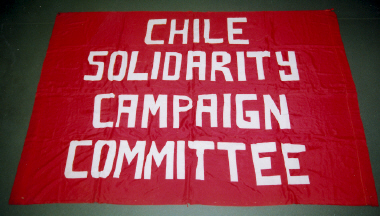 banner, Chilean Solidarity Campaign Committee [NMLH.1992.409.33] (image/jpeg)