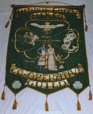 banner, Bethnal Green Mixed Co-operative Guild [NMLH.1993.570] (image/jpeg)