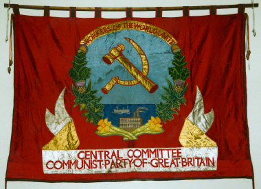 banner, Central Committee Communist Party of Great Britain [NMLH.1994.168.285] (image/jpeg)