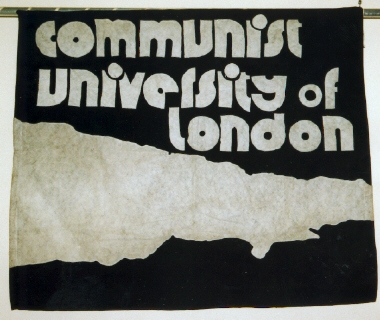 banner, Communist University of London [NMLH.1994. 168.289] (image/jpeg)