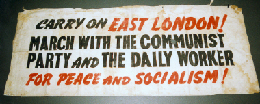 banner, Communist Party of Great Britain And The Daily Worker [NMLH.1994.168.292] (image/jpeg)