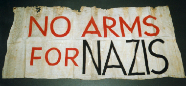 banner, No Arms For Nazis [NMLH.1995.1.6] (image/jpeg)