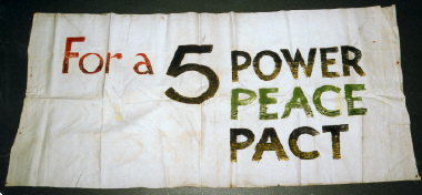 banner, 5 Power Peace Pact [NMLH1995.1.3] (image/jpeg)
