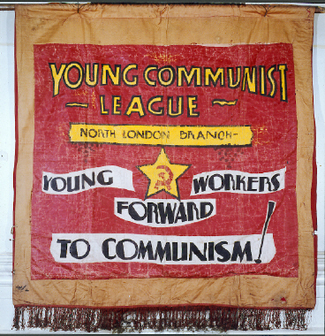 banner, Young Communist League [NMLH1993.569] (image/jpeg)