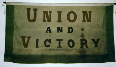 banner, Union and Victory [NMLH1993.705] (image/jpeg)