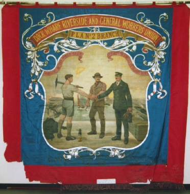banner, Dock, Wharf, Riverside and General Workers Union [NMLH1993.579] (image/jpeg)