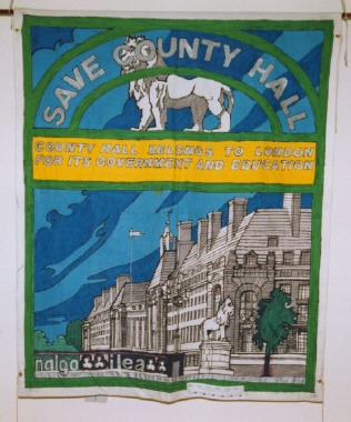 banner, Save County Hall [NMLH1990.48.1] (image/jpeg)