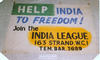 banner, India League [NMLH1993.608] (image/jpeg)