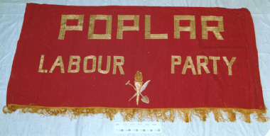banner, Poplar Labour Party [NMLH.1993.620] (image/jpeg)