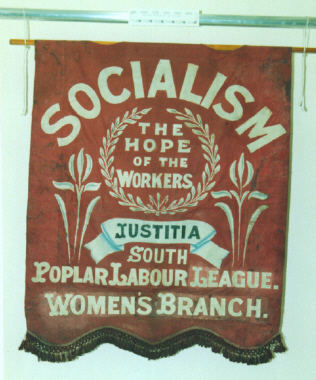 banner, Socialism.  The Hope of the Workers [NMLH.1993.610] (image/jpeg)
