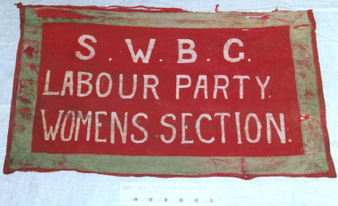 banner, S.W.B.G. Group [NMLH.1993.623] (image/jpeg)