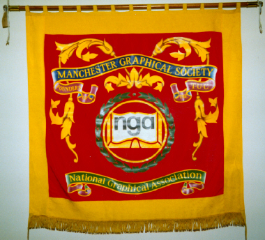 banner, Manchester Graphical Society [NMLH.1992.439] (image/jpeg)