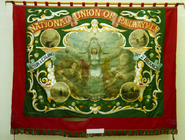 banner, National Union of Railwaymen, Acton and Ealing No. 2 Branch [NMLH. 1993.636] (image/jpeg)