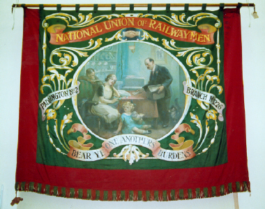 banner, National Union of Railwaymen, Paddington No. 2, Branch No. 1226 [NMLH. 1993.647] (image/jpeg)