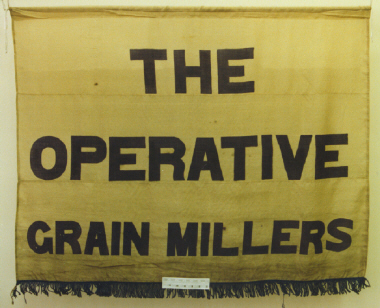 banner, The Operative Grain Millers [NMLH.1993.601] (image/jpeg)