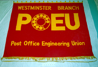 banner, Post Office Engineering Union [NMLH.1993.660] (image/jpeg)