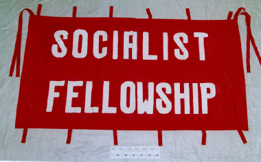 banner, Socialist Fellowship [NMLH.1993.723] (image/jpeg)