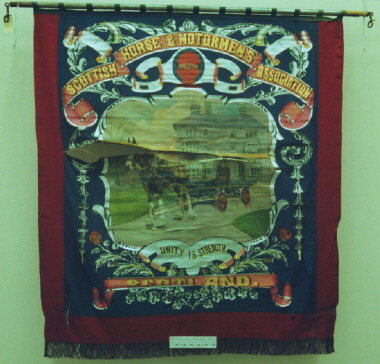 banner, Scottish Horse and Motormen's Association [NMLH.1993.606] (image/jpeg)