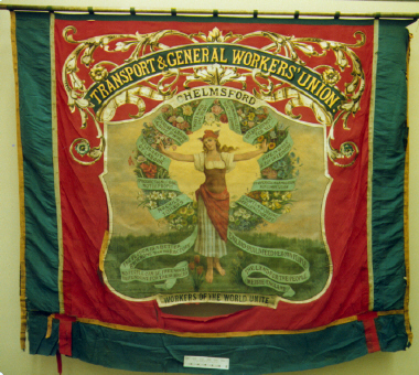 banner, Transport and General Workers' Union, Chelmsford [NMLH.1993.697] (image/jpeg)
