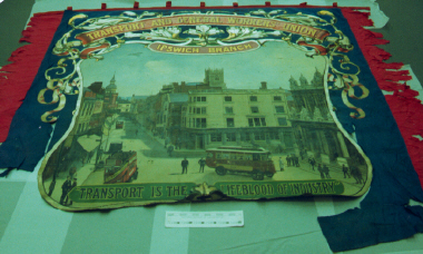 banner, Transport and General Workers Union, Ipswich Branch [NMLH.1993.699] (image/jpeg)