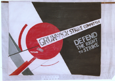 banner, Transport and General Workers' Union and A.P.E.X. [NMLH.1993.602] (image/jpeg)