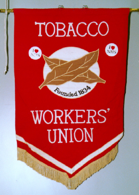 banner, Tobacco Workers Union [NMLH.1991.99.470] (image/jpeg)