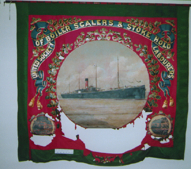 banner, United Society of Boiler Scalers And Stoke Hold Labourers [NMLH.1993.551] (image/jpeg)