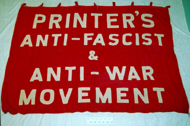 banner, Printers Anti-Fascist [NMLH.1993.666] (image/jpeg)