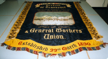 banner, Transport and General Workers Union. North of England. [NMLH. 1997. 9.] (image/jpeg)