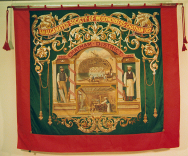 banner, Amalgamated Society of Woodworkers [NMLH.1993.711] (image/jpeg)