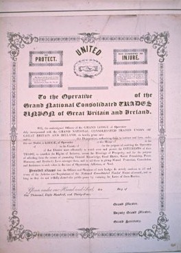 The Grand National Consolidated Trades Union (image/jpeg)