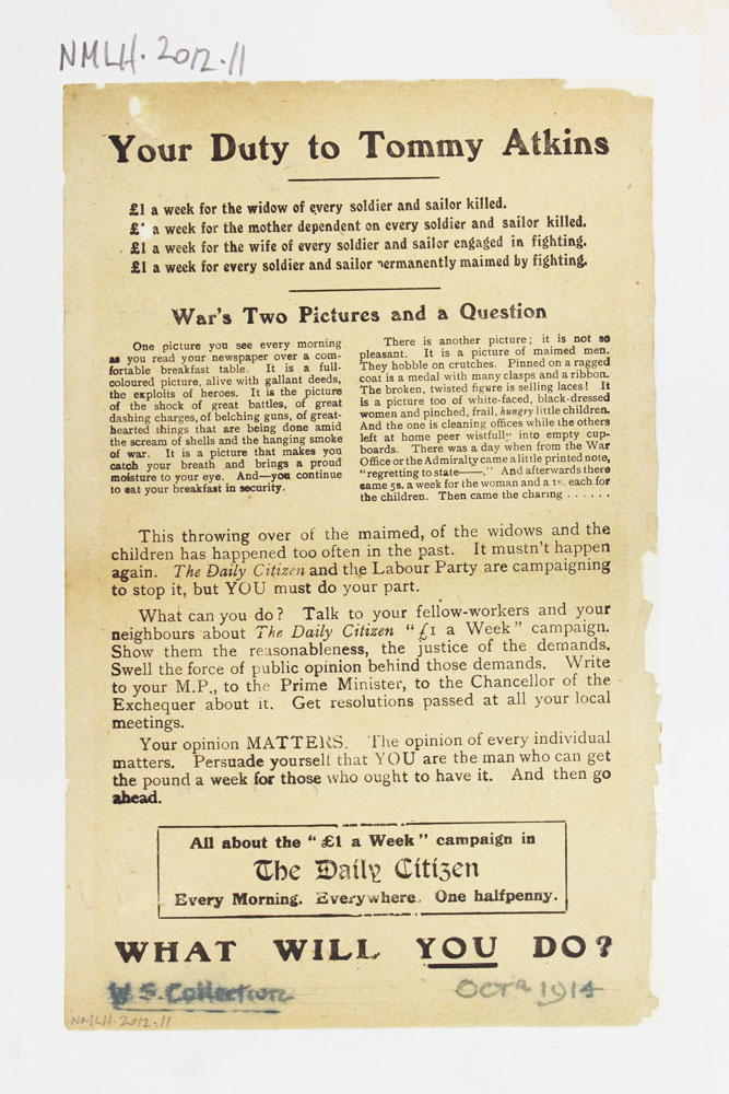 Your Duty to Tommy Atkins Leaflet (image/jpeg)