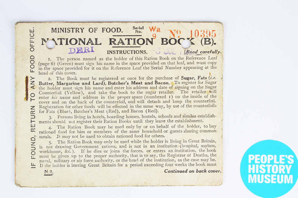 Ration Book, H.V Goodchild (image/jpeg)