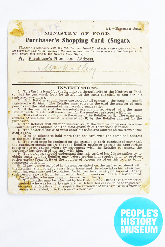 Purchaser's Shopping Card, 1920-21 (image/jpeg)