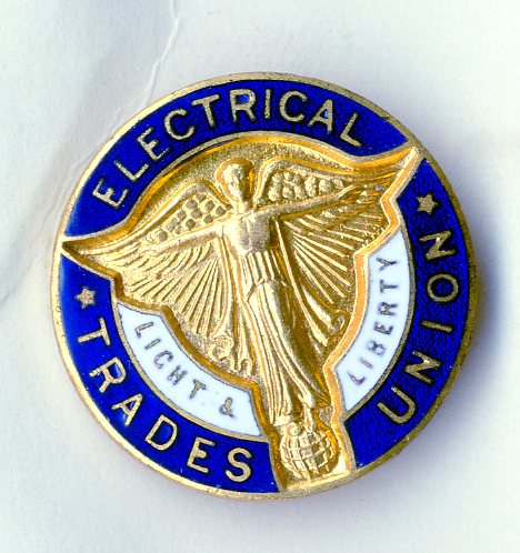 Electrical Trades Union badge (image/jpeg)