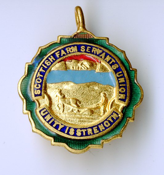 Scottish Farm Servants Union badge (image/jpeg)