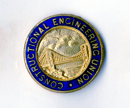 Constructional Engineering Union badge (image/jpeg)
