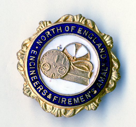North of England Engineers and Firemen's Association badge (image/jpeg)