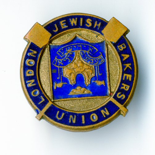 London Jewish Bakers Union badge (image/jpeg)
