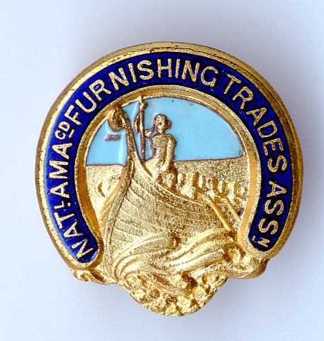 National Amalgamated Furnishing Trades Association badge (image/jpeg)