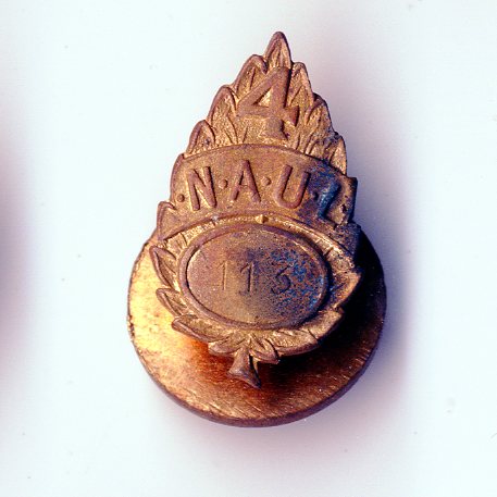 National Amalgamated Union of Labour badge (image/jpeg)