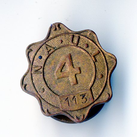 National Amalgamated Union of Labour badge (image/jpeg)