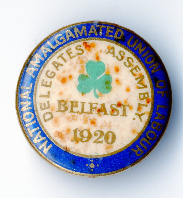 National Amalgamated Union of Labour badge (image/jpeg)