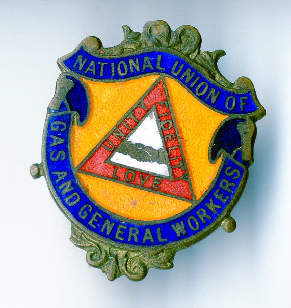 National Union of Gas and General Workers badge (image/jpeg)