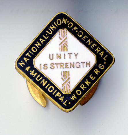 National Union of General and Municipal Workers District Badge (image/jpeg)