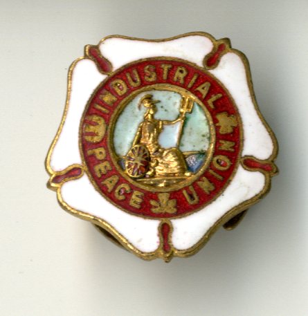 Industrial Peace Union badge (image/jpeg)